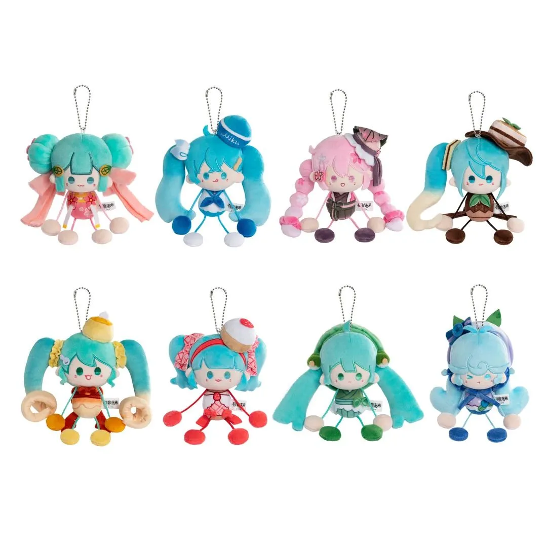 Hatsune Miku Mini Plush Blind Box 8 cm - 1 Unidade Aleatória